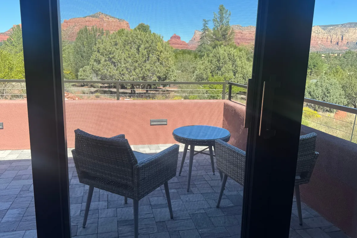 view from casita