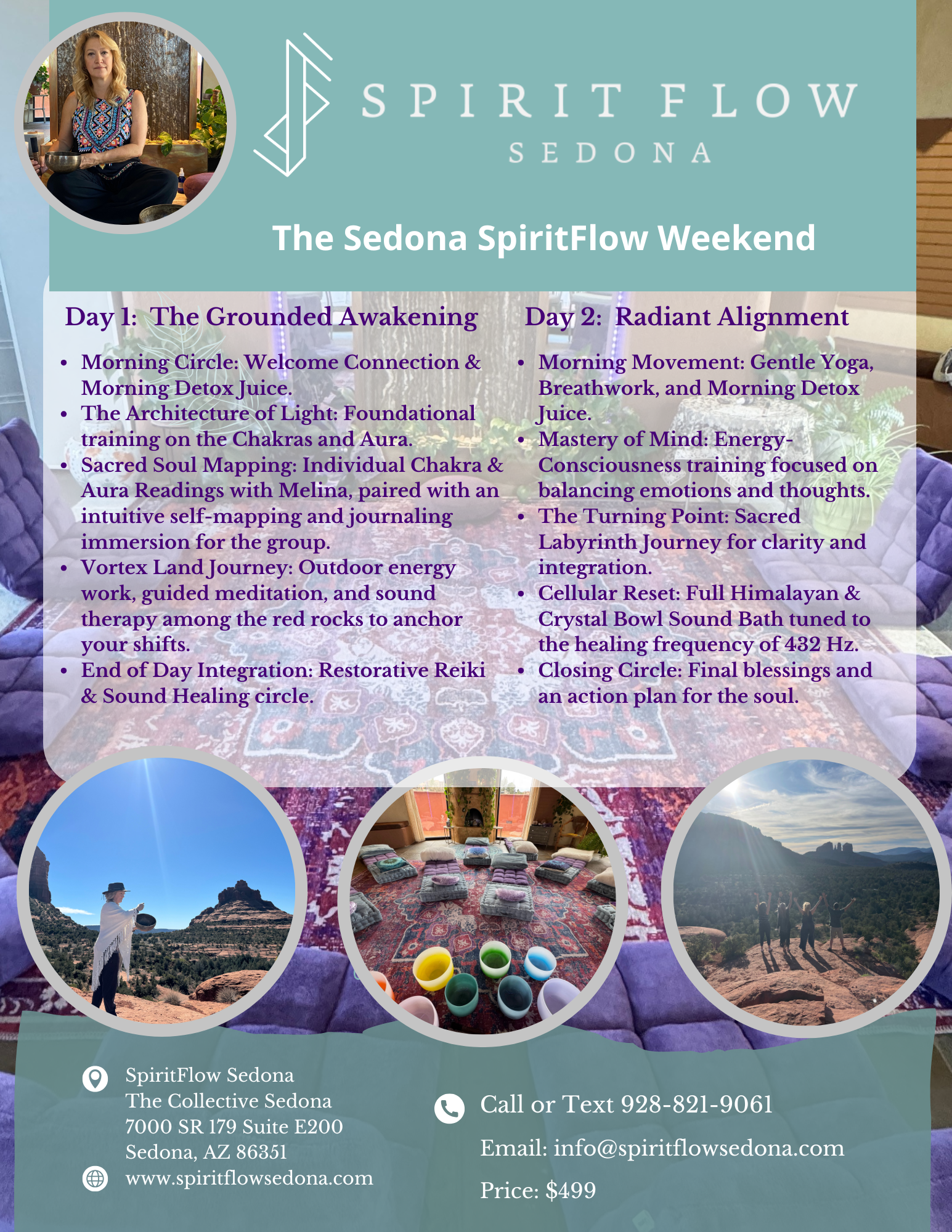 SFS Sedona SpiritFlow Weekend Sedona retreat January 2025